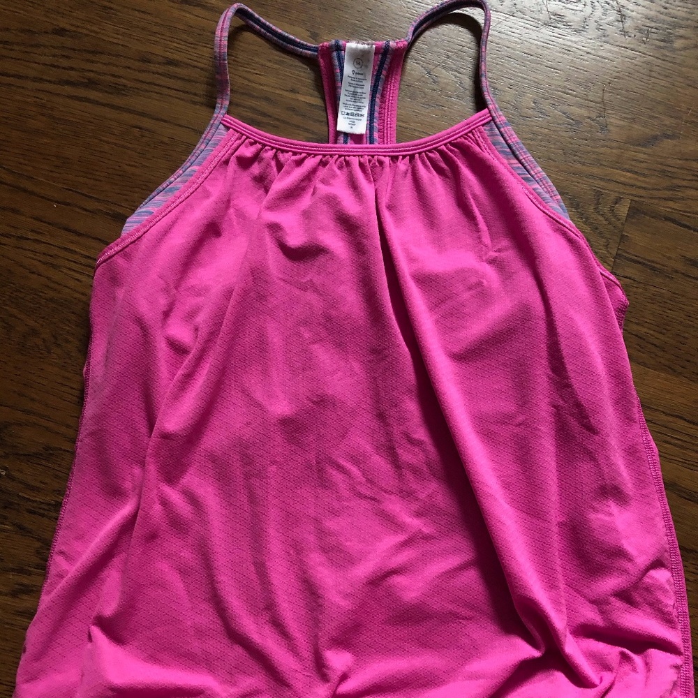 Girls Ivivva Running Tank with Built in Sports Bra